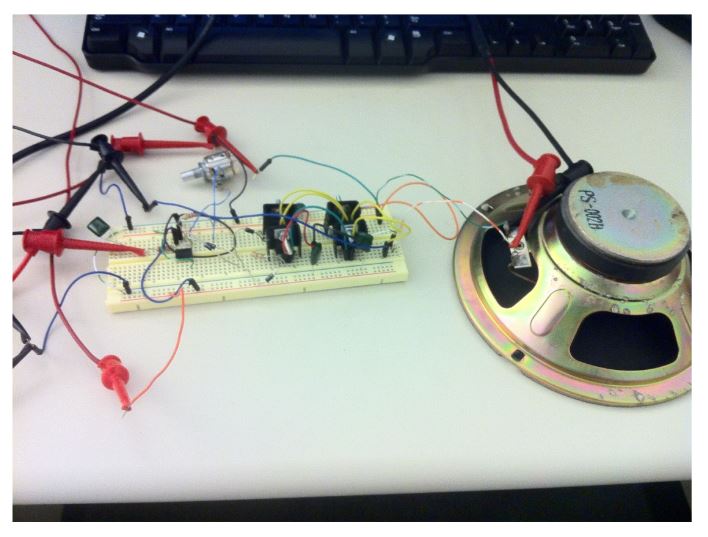 Figure 14: Power Amplifier and Speaker